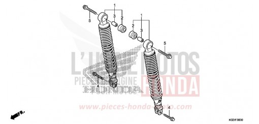 KISSEN, HINTEN SH150ADG de 2016